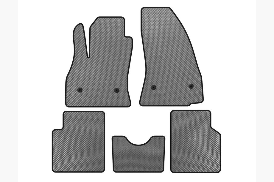Fiat 500/500L 2013-2022 Alfombrillas EVA (para 500L, Gris) Image