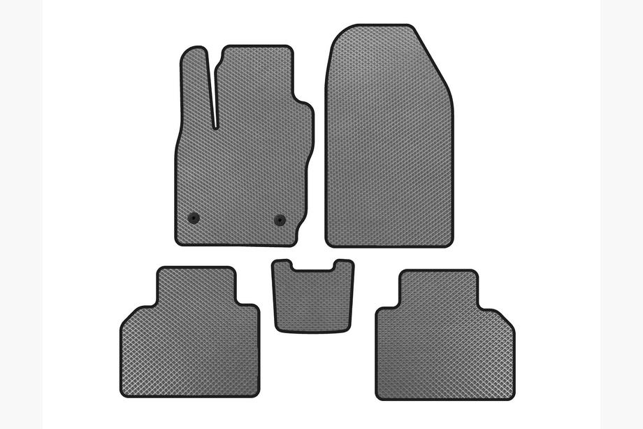 Ford Courier 2014-2023 Alfombrillas EVA (Gris) Image