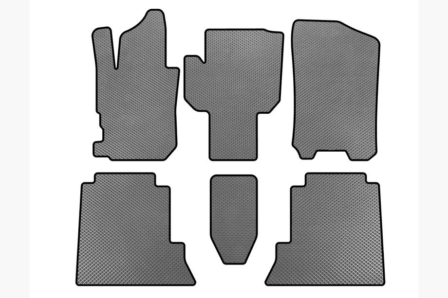 Honda FR-V 2004-2009 Alfombrillas EVA (Gris) Image