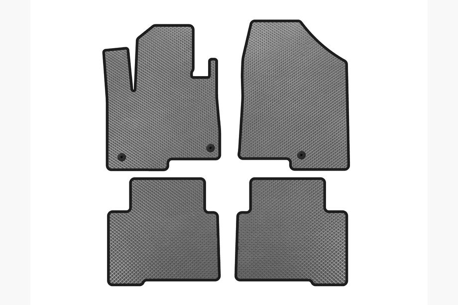 Hyundai Santa Fe 4 2018-2023 Alfombrillas EVA (2 Filas, para Grand, Gris) Image
