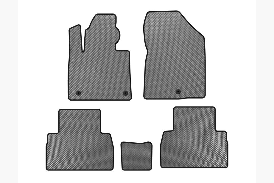 Hyundai Santa Fe 4 2018-2023 Alfombrillas EVA (2018-2020, Gris) Image