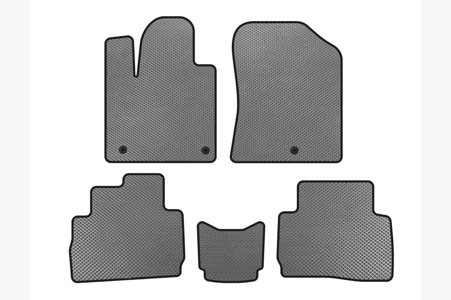 Hyundai Santa Fe 4 2018-2023 Alfombrillas EVA (2020-2023, Gris) Image