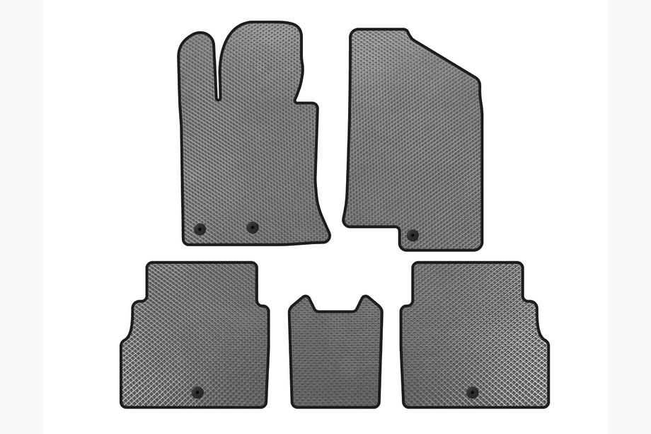 Hyundai Sonata YF 2010-2014 Alfombrillas EVA V2 (Gris) Image