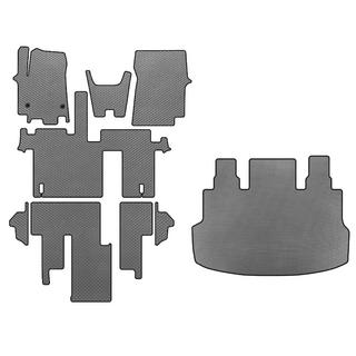 Alfombrillas EVA (interior completo, 1+1, 5/9 plazas, Gris)
