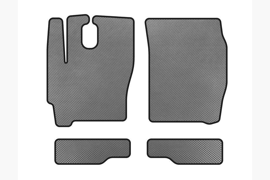 Iveco Eurocargo 2002-2008 Alfombrillas EVA (Gris) Image