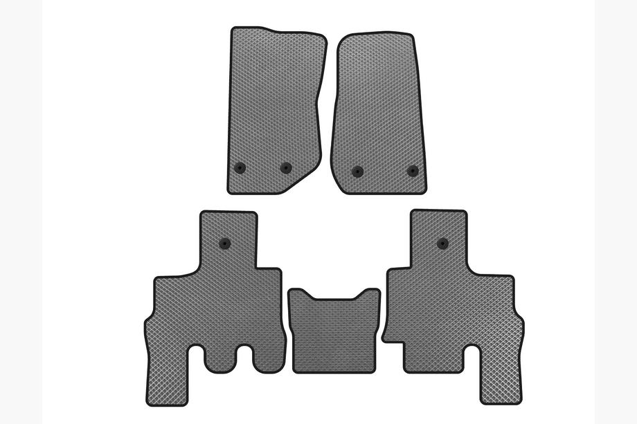 Jeep Wrangler 2007-2017 Alfombrillas EVA (Gris) Image