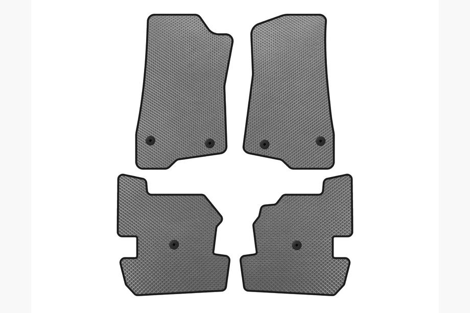 Jeep Wrangler 2018- Alfombrillas EVA (Gris) Image