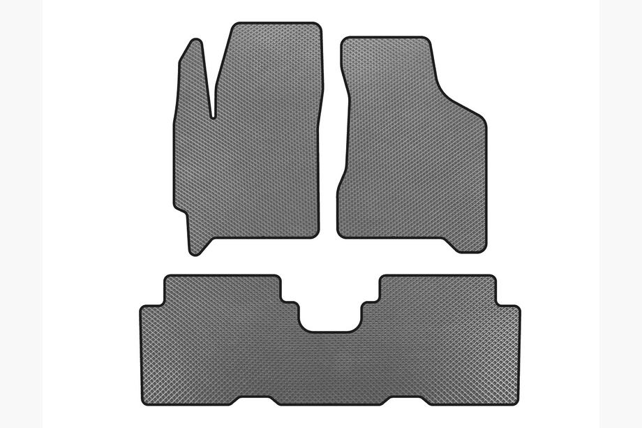 Kia Carens 1999-2012 Alfombrillas EVA (Gris) Image