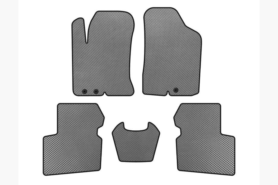 Kia Cerato 2 2010-2013 Alfombrillas EVA (SD, Gris) Image