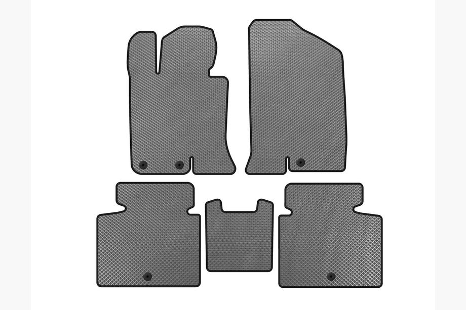 Kia Optima 2010-2016 Alfombrillas EVA V-2 (SD, Gris) Image