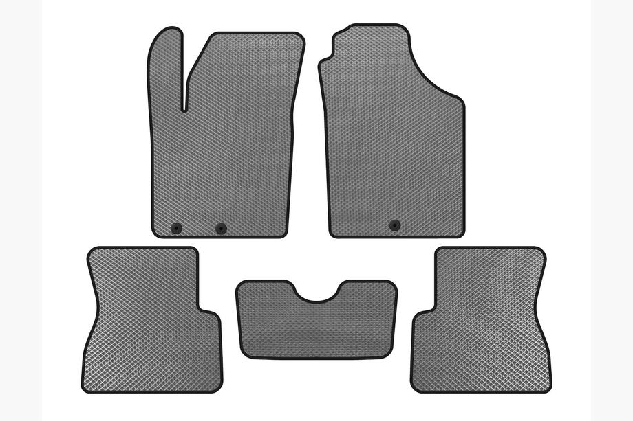 Kia Picanto 2011-2016 Alfombrillas EVA (Gris) Image