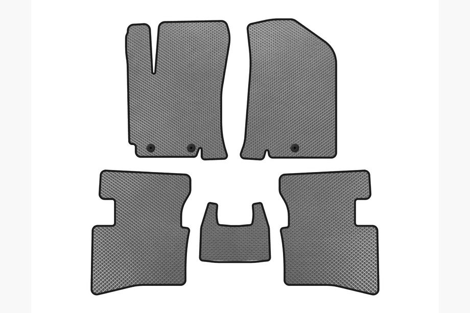 Kia Rio 2012-2017 Alfombrillas EVA V2 (Gris) Image