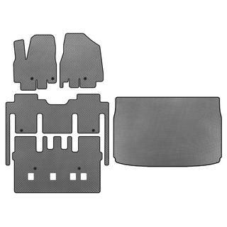 Alfombrillas EVA (interior completo, 8 plazas, Gris)
