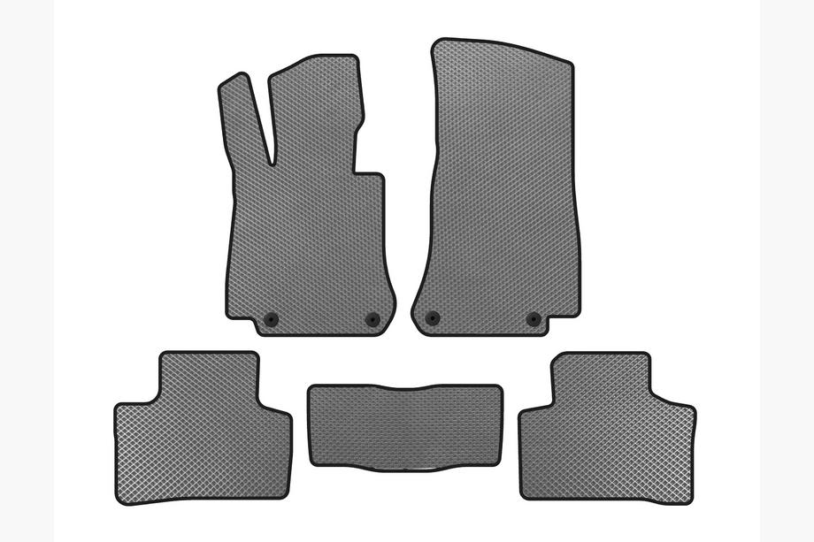 Mercedes EQC 2019-2023 Alfombrillas EVA (Gris) Image