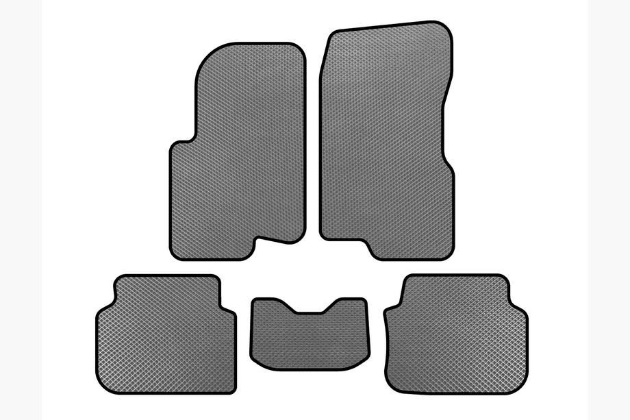 Smart 1998-2007 Alfombrillas EVA (2003-2007, Forfour, Gris) Image