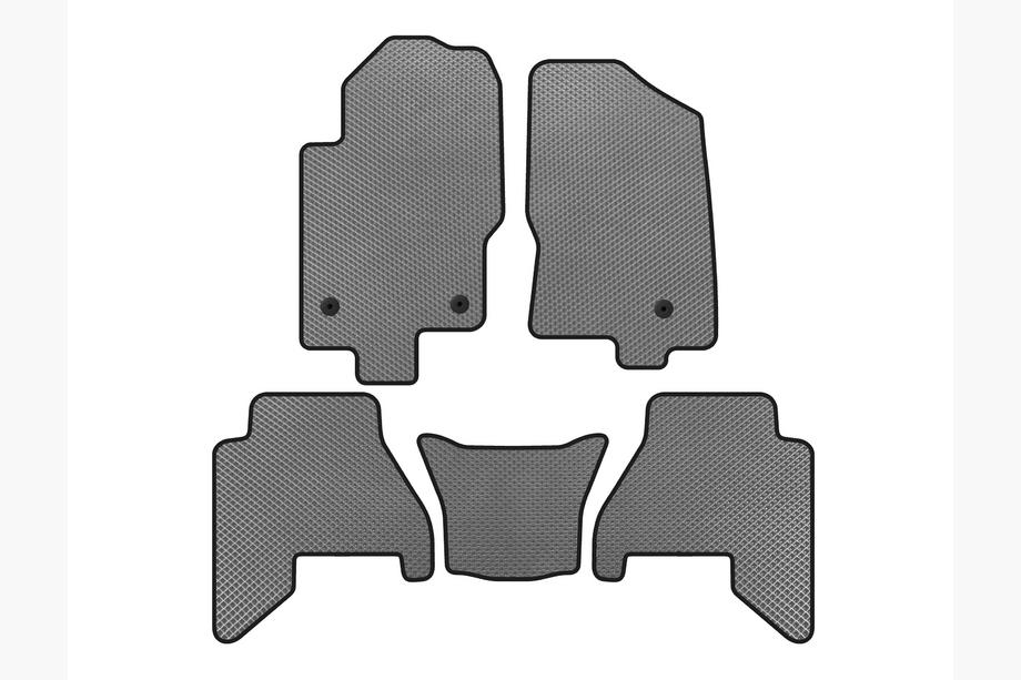 Nissan Pathfinder R51 2005-2014 Alfombrillas EVA V2 (2 filas, Gris, 2010-2014) Image