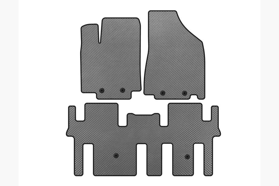 Nissan Pathfinder R52 2012-2021 Alfombrillas EVA (2 Filas, Gris) Image