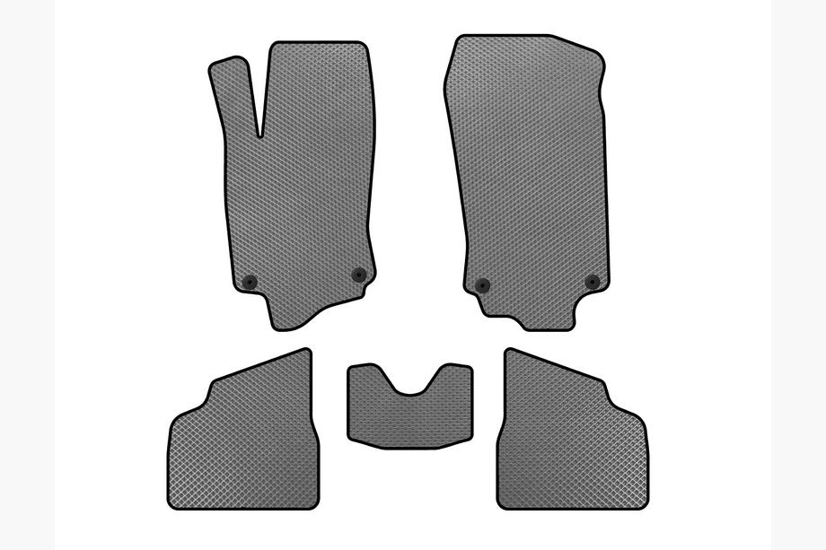 Opel Corsa C 2000-2006 Alfombrillas EVA (Gris) Image