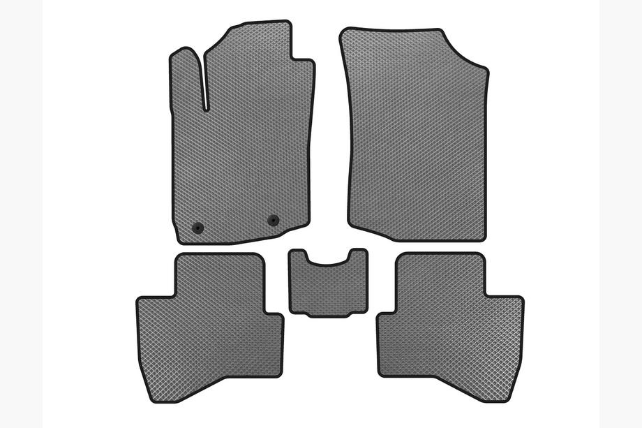 Peugeot 108 2014-2021 Alfombrillas EVA (HB, Gris) Image