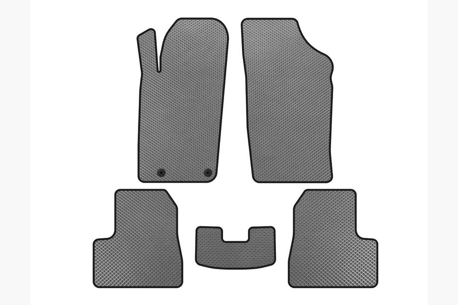 Peugeot 206 1998-2024 Alfombrillas EVA (2009-2013, Gris) Image