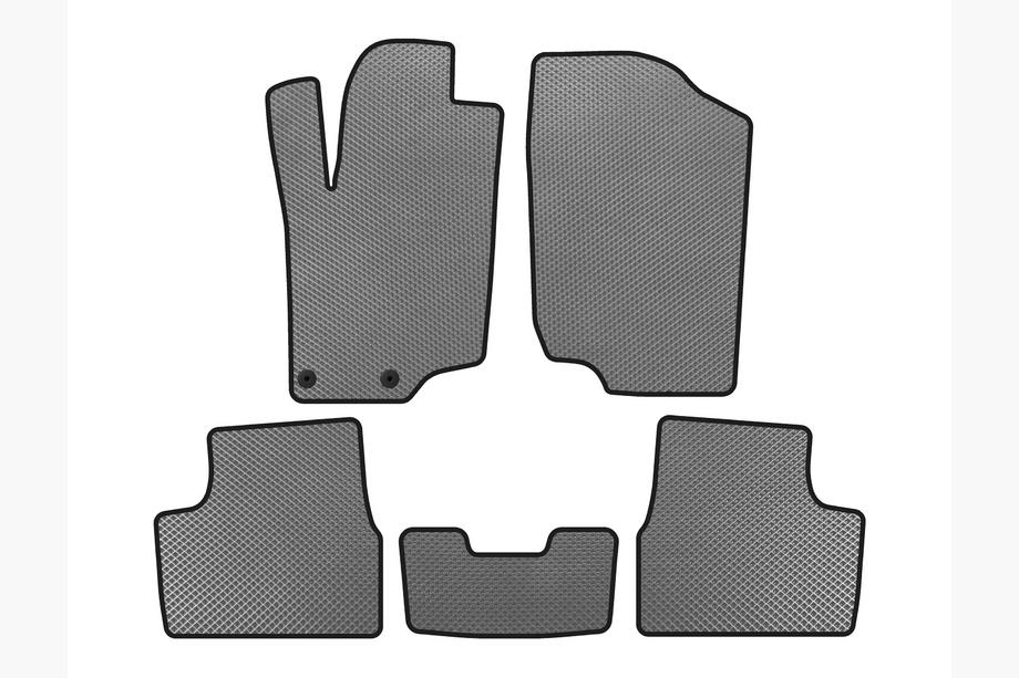 Peugeot 207 2006–2014 Alfombrillas EVA (HB, 5 Puertas, Gris) Image