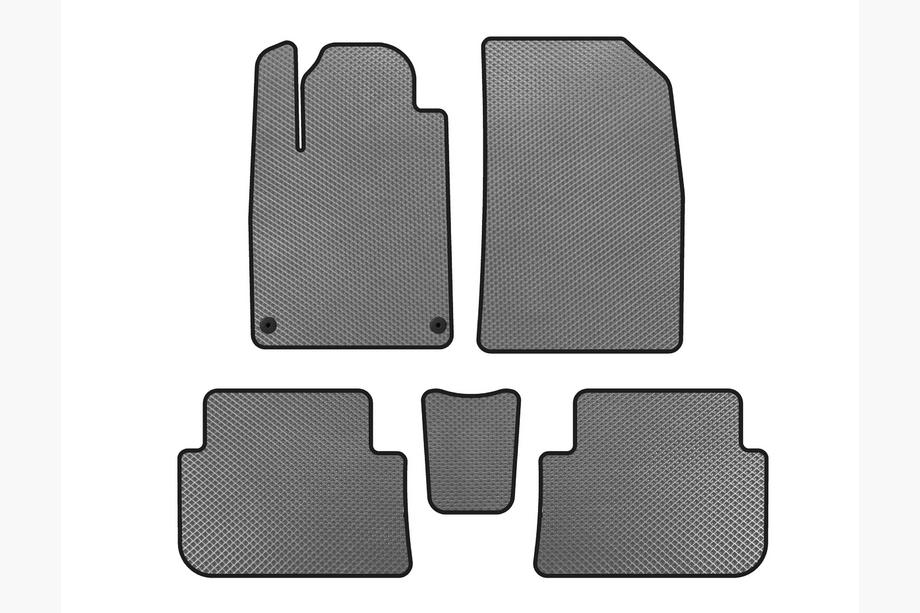 Peugeot 407 2004-2011 Alfombrillas EVA (SD, Gris) Image