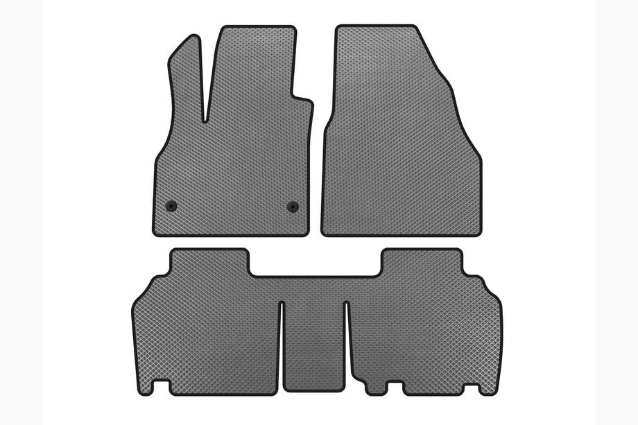 Renault Kangoo 2008–2020 Alfombrillas EVA (2 Filas, 5 Puertas/7 Plazas, Gris) Image