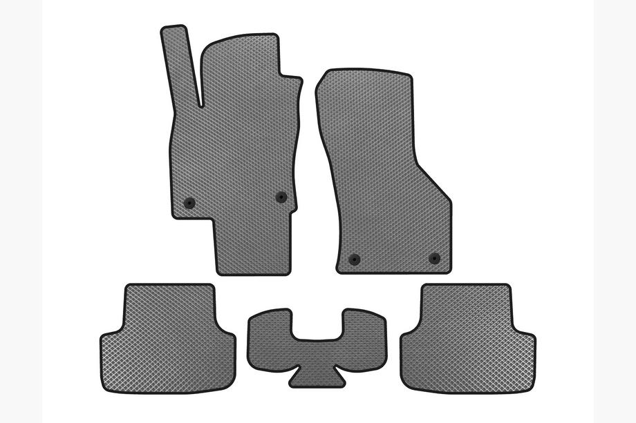 Seat Leon 2013-2020 Alfombrillas EVA (Gris) Image