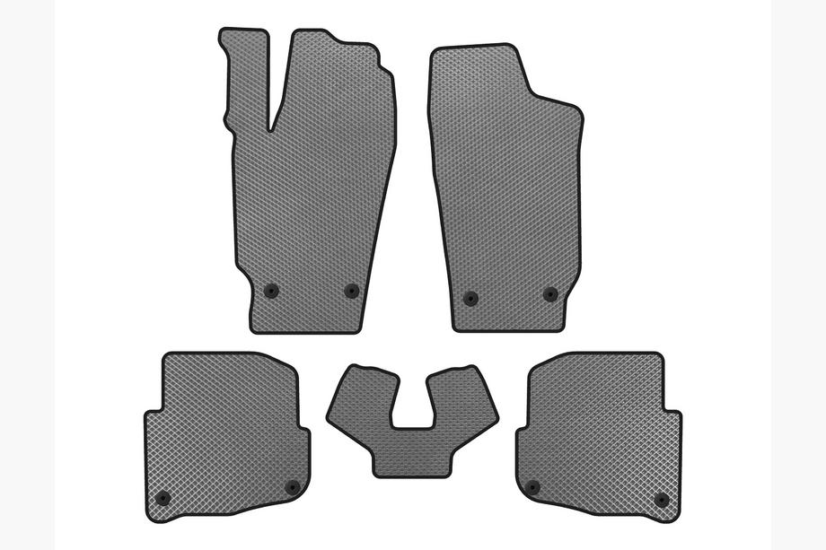 Skoda Fabia 2000-2007 Alfombrillas EVA (SD, Gris) Image