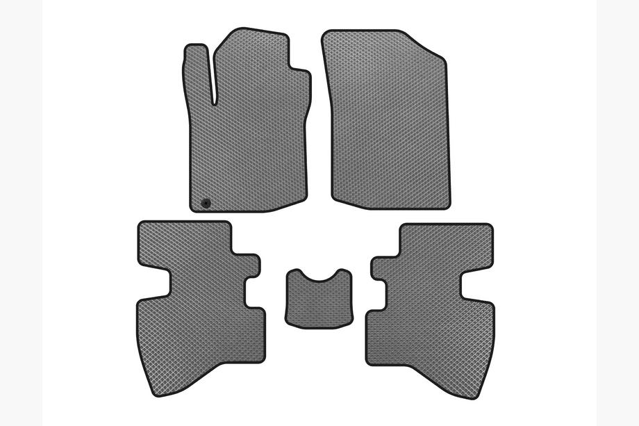Toyota Aygo 2007-2014 Alfombrillas EVA (2007-2009, HB, 3 Puertas, Gris) Foto 1
