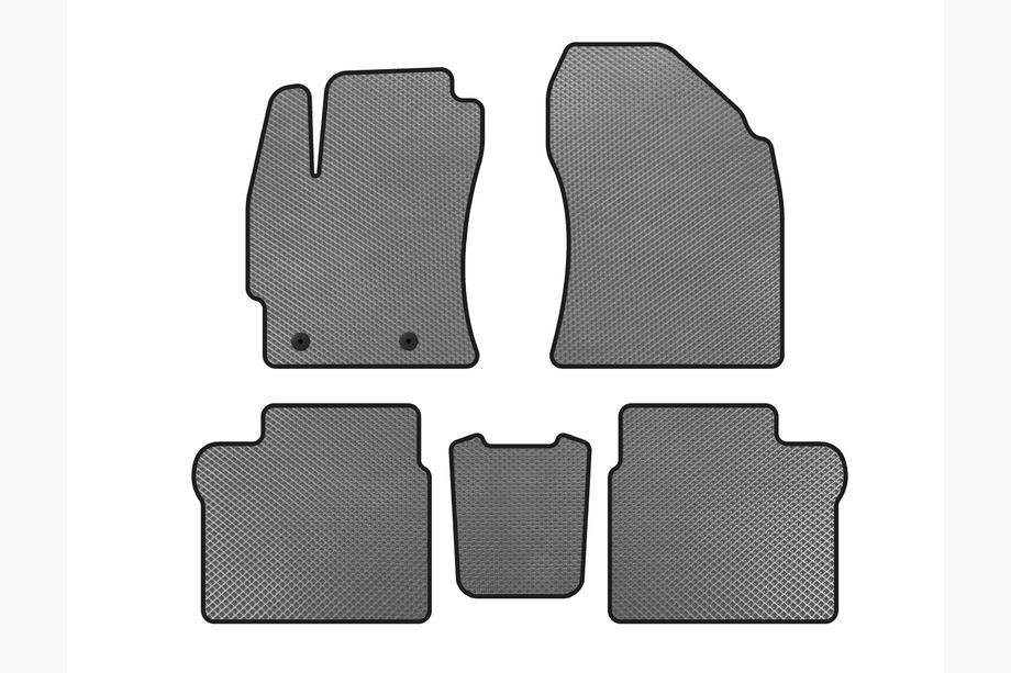 Toyota Corolla 2013-2019 Alfombrillas EVA (2016-2019, SD, Gris) Image