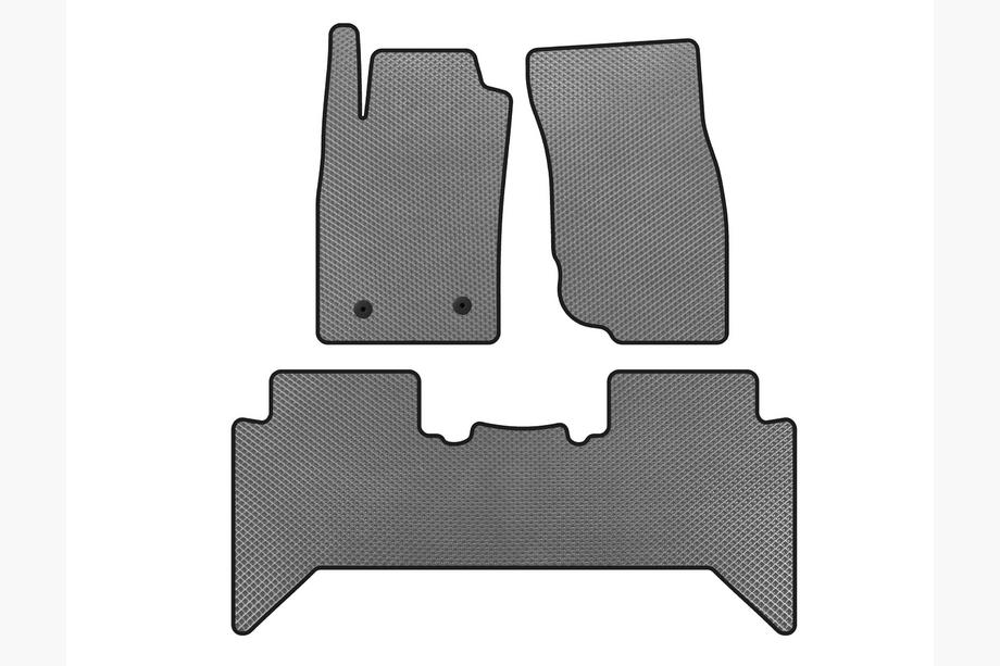 Toyota Hilux 2006-2015 Alfombrillas EVA V2 (Gris) Image