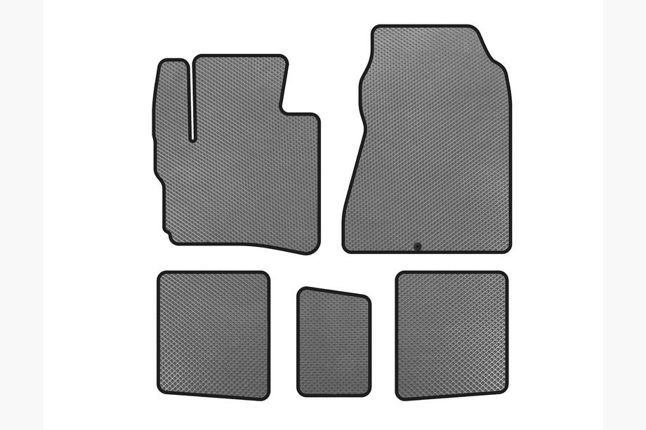 Toyota IQ 2008-2015 Alfombrillas EVA (HB, Gris) Image
