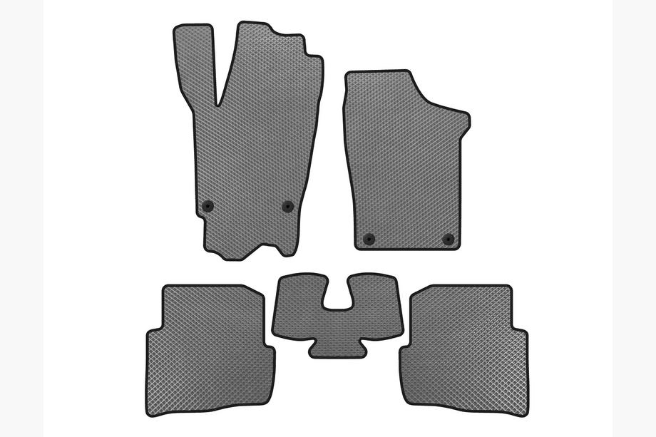 Volkswagen Fox 2003-2021 Alfombrillas EVA (HB, 3 Puertas, Gris) Image