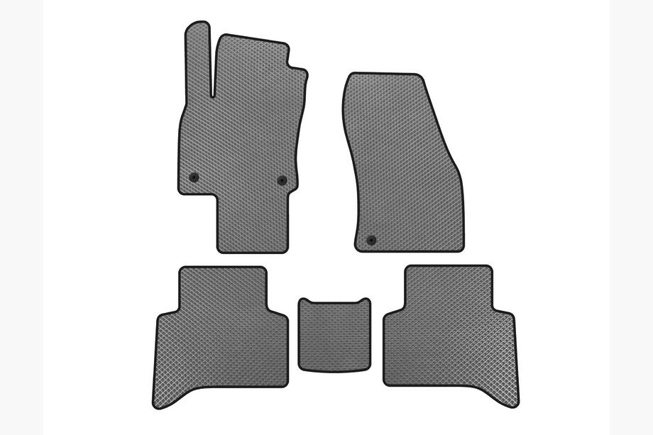 Volkswagen Touran 2015- Alfombrillas EVA (5 plazas, Gris) Image