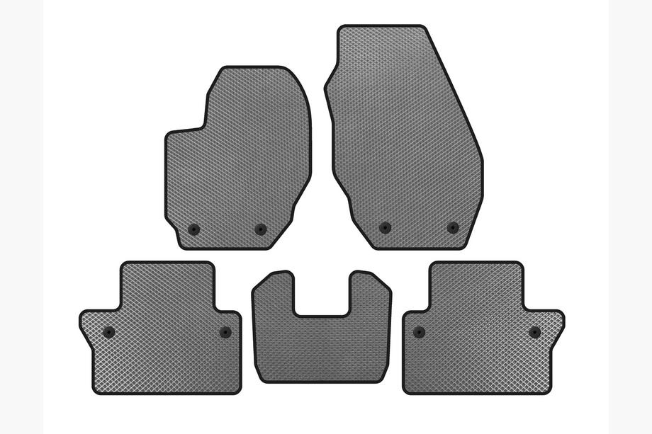 Volvo V70 2007-2013 Alfombrillas EVA (Gris) Image