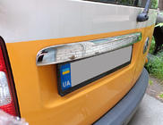 Volkswagen Caddy 2010-2015 Moldura cromada sobre la matrícula (2 puertas, acero inoxidable) foto 2