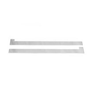 Moldura para puerta corredera (2 uds., acero inoxidable) foto 3