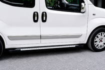 Opel Combo 2012-2018 Estribos Laterales Allmond Grey (2 uds., Aluminio) foto 1