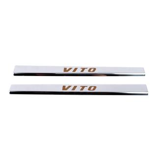 Cubiertas de Umbral Vip-Style (2 uds, Acero Inoxidable) Mercedes Vito W638 1996-2003 foto 2