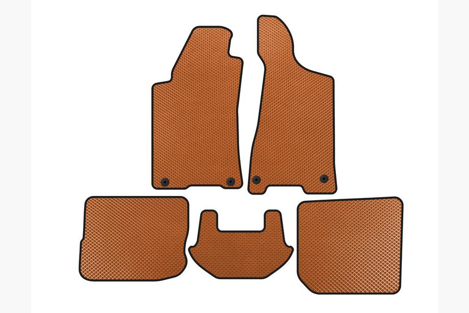 Audi 80/90 1987-1996 Alfombrillas EVA (1991-1996, Sedan, Naranja) Image