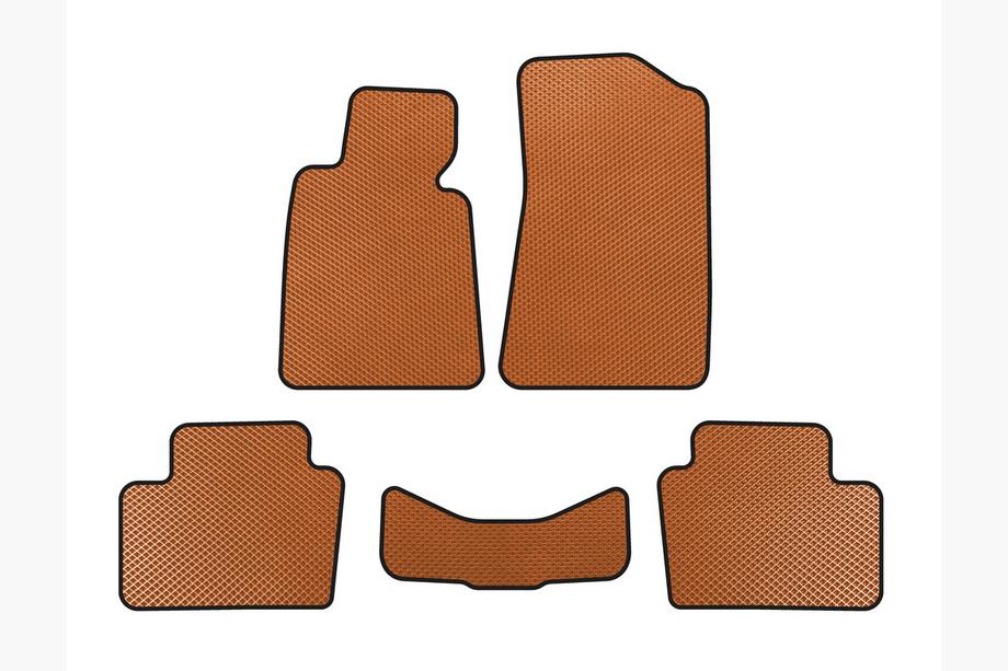 BMW Serie 3 E30 1982–1994 Alfombrillas EVA (Naranja) Image