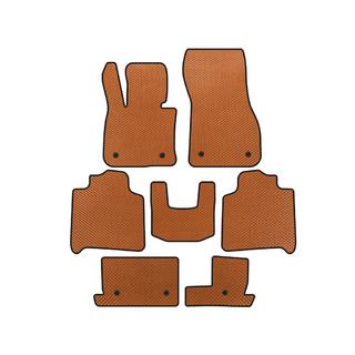 Alfombrillas EVA (Para F46, 3 Filas, Naranja) BMW 2 Series Active Tourer F45/F46 2014-2021