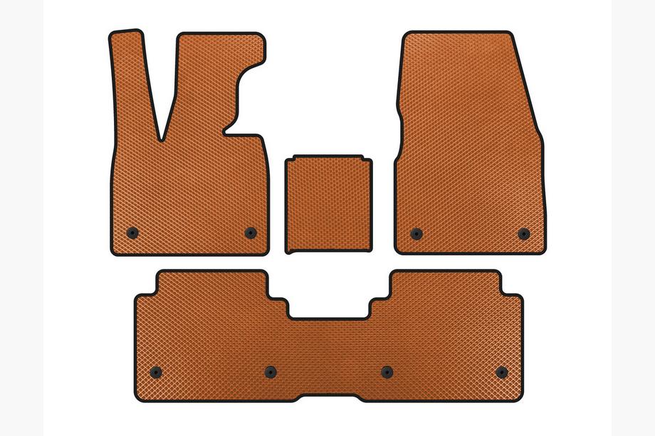 BMW I3 2013-2022 Alfombrillas EVA (Naranja) Image