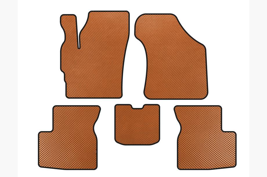 Chery QQ 2003-2022 Alfombrillas EVA (Naranja) Image