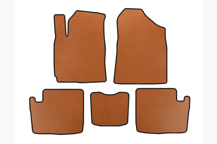 Chery Tiggo 1 2005-2016 Alfombrillas EVA (2005-2009, Naranja) Image