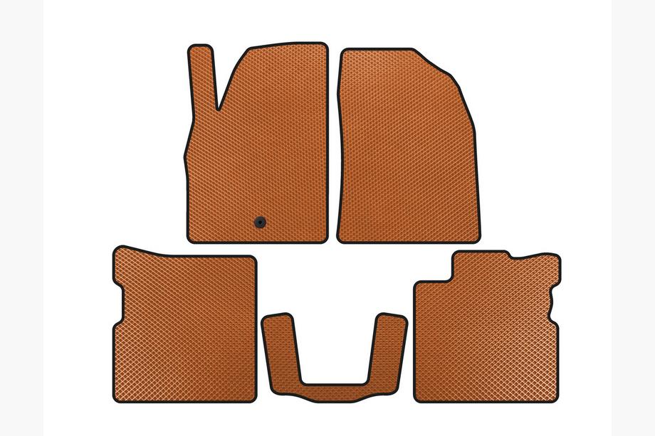 Chevrolet HHR 2005-2011 Alfombrillas EVA (Naranja) Image