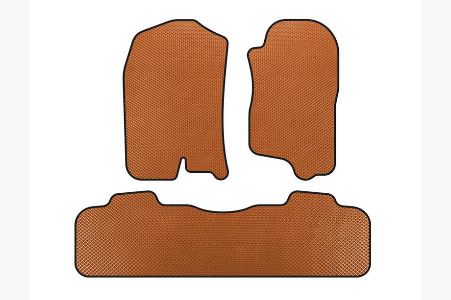 Chevrolet Tahoe 2007-2014 Alfombrillas EVA (2 Filas, 2007-2014, Naranja) Image