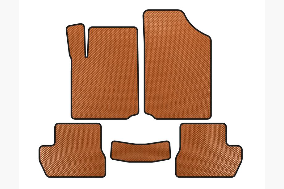 Citroen C-2 2003-2009 Alfombrillas EVA (Naranja) Image