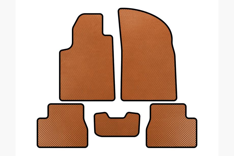 Citroen C-3 2002-2009 Alfombrillas EVA (Naranja) Image